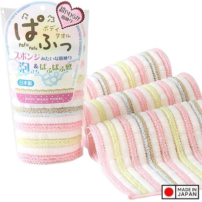 Khăn tắm kỳ lưng Yokozuna Puff 20x90cm - Hàng Nội Địa Nhật Bản