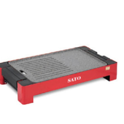 Bếp nướng điện SATO BN41 - Thân bếp hợp kim nhôm đúc nguyên khối phủ chống dính cao cấp. Công nghệ Nhật Bản - Sản xuất tại Việt Nam - Miễn phí vận chuyển toàn quốc - Hàng chính hãng