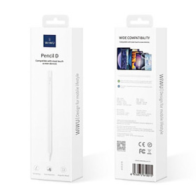 Bút cảm ứng Wiwu Pencil Pro IV cho điện thoại, máy tính bảng sử dụng chip dẫn thông minh và lõi bút tùy chỉnh - Hàng chính hãng
