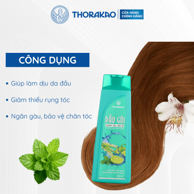 Gội Xả 2IN1 Chanh Sả Bạc Hà Kiềm Dầu Giảm Gàu 400ML