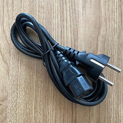 Dây Nguồn PC - Cắm PC - Màn Hình Máy Tính - Nồi Cơm Điện. Hàng Nhập Khẩu , màu Đen