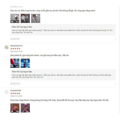 (Xả Kho) Cây Massage Gãi Lưng, Massage Đầu Và Đấm Bóp Toàn Thân Body 3 Trong 1