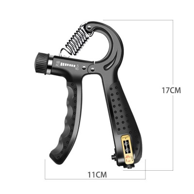 Kìm Bóp Tay, Dụng Cụ Tập Cơ Tay Cao Cấp, Kìm Tập Gym Bấm Số Tự Động (5-60 Kg) Hàng Cao Cấp Tay Cầm Dài 