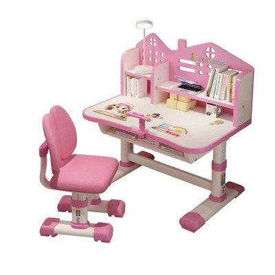 Bộ bàn ghế học sinh tiểu học có giá sách chống gù CT 204 Tundo ngang 75cm