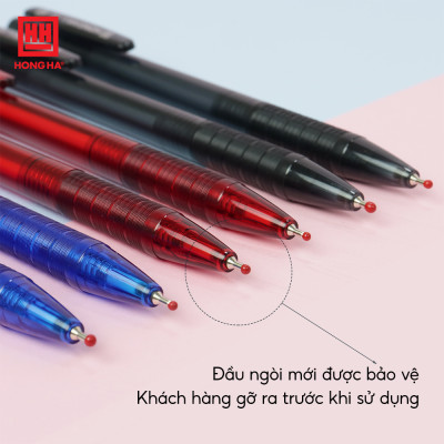 Hộp 20 cái bút bi Hồng Hà đầu bi 0.5mm - 2461
