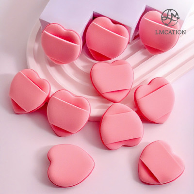 Mút tán kem nền, phấn nước trái tim mini LMcation