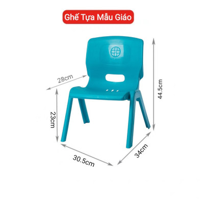 Ghế nhựa trẻ em - ghế tựa mẫu giáo cao cấp chắc chắn tiện lợi cho bé ngồi học ( chống gù lưng )