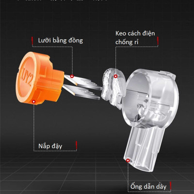 200 cái Rệp K1 Nối Cáp Mạng, Rệp Nối Cáp Thoại chất lượng