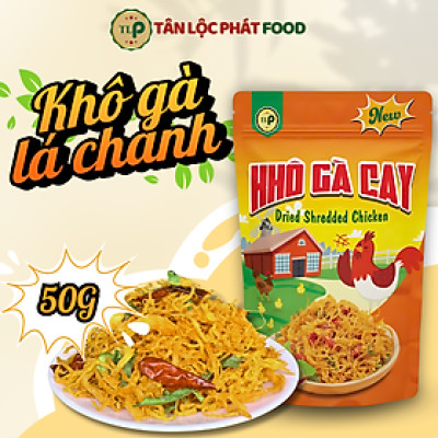 Khô Gà Lá Chanh Tân Lộc Phát Túi 50g Ăn Vặt Yêu Thích