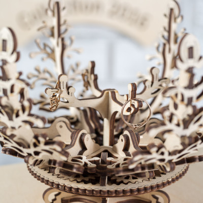 Mô Hình Gỗ Cơ Khí -  UGEARS MECHANICAL FLOWER - Chính hãng