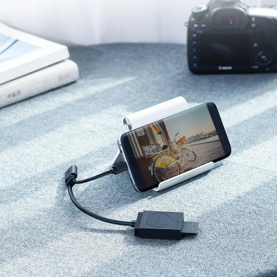 Ugreen UG20203CR127TK 15CM màu Đen Bộ chuyển USB 3.0 sang đọc thẻ TF + SD hỗ trợ OTG cao cấp - HÀNG CHÍNH HÃNG