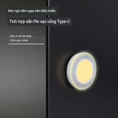 Quạt tích điện gấp gọn thông minh RoHS 10800mAh dùng tới 50h khiển từ xa xuất EU - Hàng chính hãng