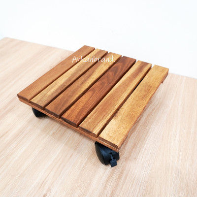 Đế Lót Chậu Cây Có Bánh Xe ANKAN - Lắp Ráp Theo Ý Khách Hàng Chọn Kích Thước Đế Và Tải Trọng Của Đế - Hàng Chính Hãng