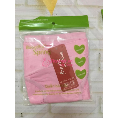 Quần lót bầu cotton cạp chéo Spring cho mẹ bầu và sau sinh