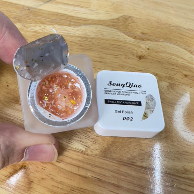 Gel Nhũ Xà Cừ Songqiao 8g Kim Tuyến Lấp Lánh, Dễ Sử Dụng Cho Người Mới Học Làm Nail, Hiệu Ứng Tuyết Ánh Xà Cừ Nữ khảm  xà Sơn Gel