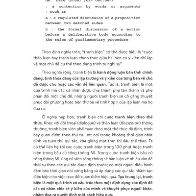 Tranh Biện Sao Cho Đúng