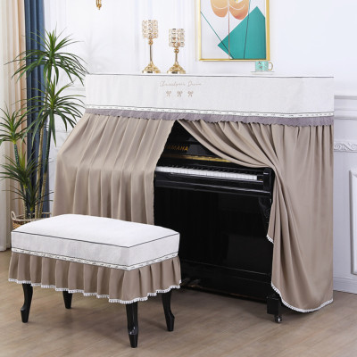 Khăn phủ đàn piano phong cách Hàn quốc hiện đại sang trọng phủ kín toàn bộ đàn chống bụi chống xước - HÀNG CHÍNH HÃNG