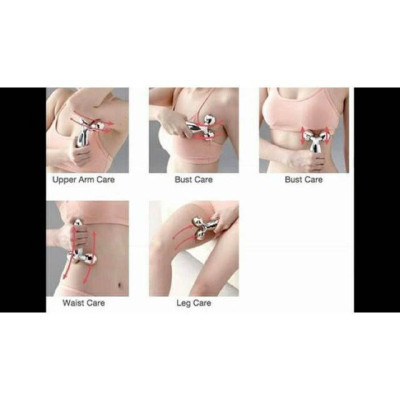 Cây Lăn Massage Mặt Và Body 3D Giúp Thon Gọn Nâng Cơ Mặt, Con Lăn Mát Xa 3D (Loại to xịn)