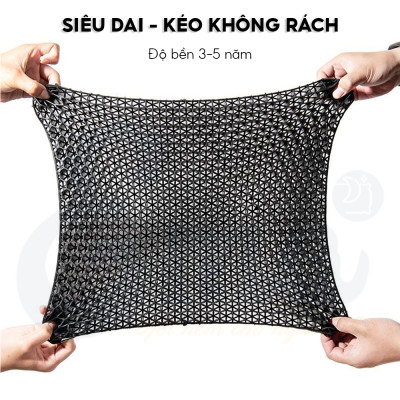 Đệm ngồi 3D Silicon thoáng khí Ema thế hệ 2, Giảm áp lực lên mông, giảm đau mông, ê mông