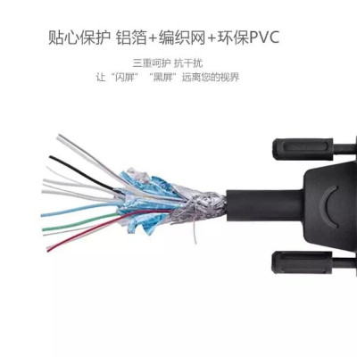 Ugreen UG30741DV102TK 1M màu Đen Cáp chuyển đổi DVI 24 + 5 sang VGA - HÀNG CHÍNH HÃNG