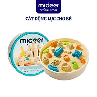 Cát động lực cho bé Mideer an toàn kèm khuôn dụng cụ, cát trọng lực dẻo tạo hình Magic Sand Play
