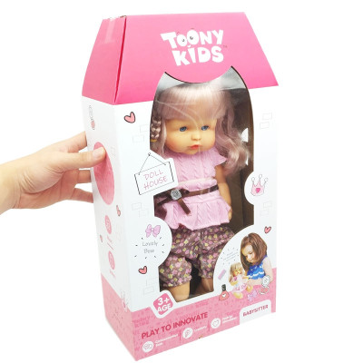Đồ Chơi Búp Bê TOONYKIDS - Đồ Chơi Cho Bé Gái - BABY SISTER TN022 [Tặng Kèm Sticker]