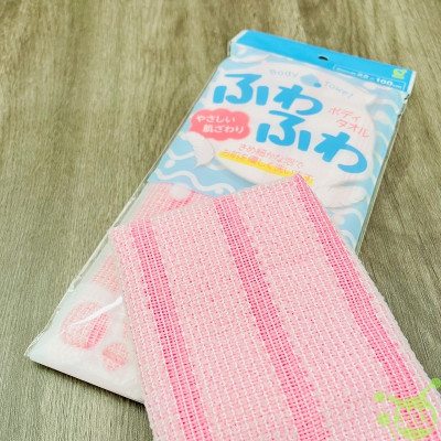 Khăn tắm tạo bọt mềm Okazaki Soft Pk/Bl - Hàng Nội Địa Nhật Bản