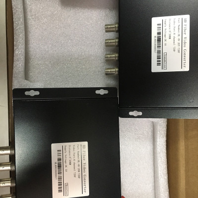 Bộ chuyển đổi Video sang quang 4 kênh GNETCOM HL-4V-20T/R-720P (2 thiết bị,2 adapter) - Hàng Chính Hãng