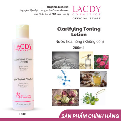 Nước hoa hồng (không cồn) - L501 CLARIFYING TONING LOTION 200ml
