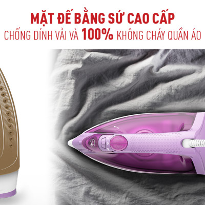 Bàn ủi hơi nước Tefal FV1955E0 - Hàng chính hãng