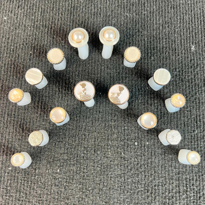 Tách Ngón Lẻ Ngọc Trai Hình Tròn, Hình Cô Gái Cao Cấp Túi 8 Chiếc Làm Nail Tiện Lợi Khi Sơn Và Chụp ảNh, Đế Silicon Đàn Hồi Tốt