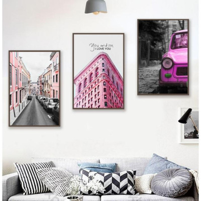 TRANH BỘ 3 TREO TƯỜNG CỠ ĐẠI (40 x 60cm x3 bức) - PHONG CÁCH BẮC ÂU- TB31009FGC1