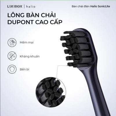 Bàn Chải Điện Halio SonicLite Electric Toothbrush - Ocean Blue