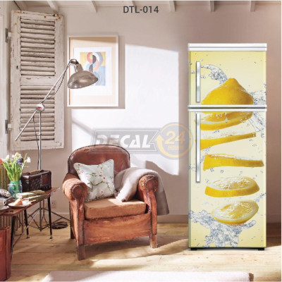 Decal dán tủ lạnh chất liệu cao cấp - Decal dán tủ lạnh họa tiết sang trọng - DTL-014