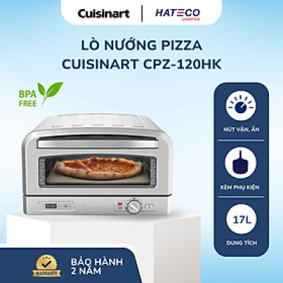 [Hàng chính hãng] Lò nướng bánh pizza Cuisinart CPZ-120HK 1900W