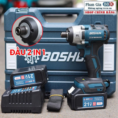 [chính hãƞg] Máy chuyên vít Boshun BS-CV380NCP , Không chổi than, Pin 10 cell, Sản phẩm bảo hành chính hãƞg.