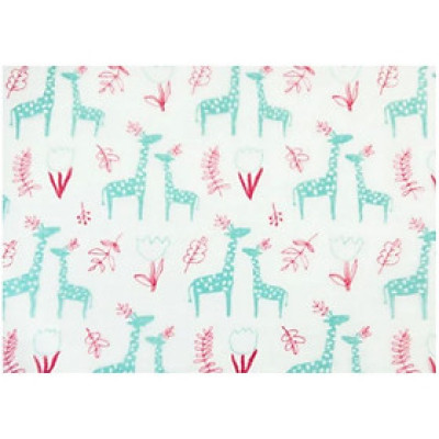 Chăn quấn hình hươu cao cổ Orunet 100% cotton MS: OGHW0816