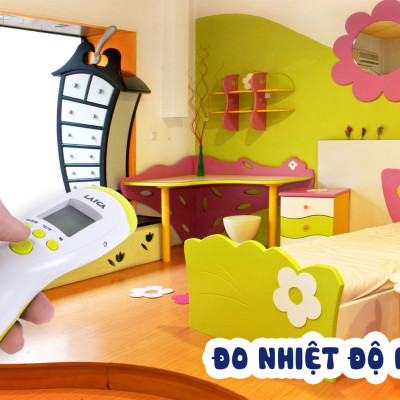 Máy đo nhiệt kế hồng ngoại 3 trong 1 LAICA JXB - 182 - ITALY - Đo Trán - Bình Sữa - Nhiệt Độ Phòng