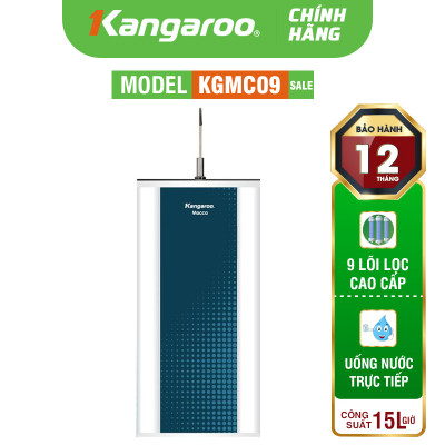 Máy Lọc Nước Kangaroo RO MACCA KGMC09VTU (9 lõi - vỏ tủ VTU màu xanh) - Hàng Chính Hãng