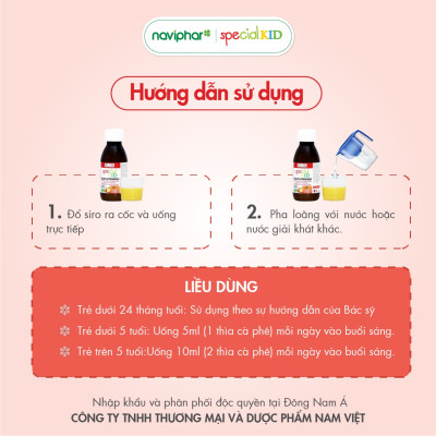 TPBVSK Special kid Multivitamin - Siro Bổ sung vitamin và khoáng chất - Hỗ trợ nâng cao sức khỏe, tăng cường sức đề kháng (125ml) [Siro - Nhập khẩu Pháp]