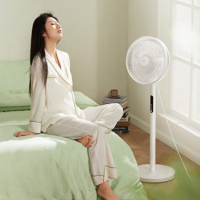 Quạt Đứng Cảm Ứng Bear DFS-D47F2 Gồm 6 Tốc Độ 9 Cánh Quạt Làm Mát Sâu, Có Hẹn Giờ Và Điều Khiển Từ Xa Độ Ồn Cực Thấp 35 dB Công Suất 47 W - Hàng Chính Hãng