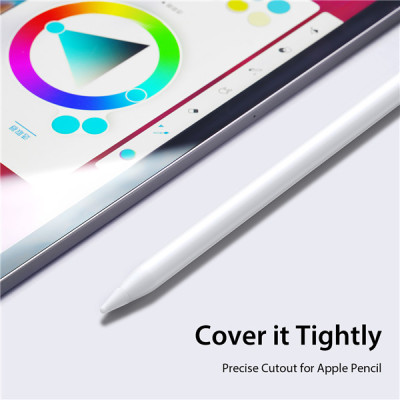 Bộ 10 Vỏ Đầu Silicon Dành Cho Apple Pencil 1, Apple Pencil 2 Dux Ducis Tip Cover_ Hàng Chính Hãng