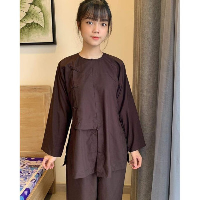 Đồ Lam Đi Chùa  Vạt Hò Nút Thắt