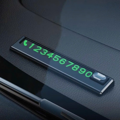 Bảng Số Liên Lạc, Gắn Taplo Xe ôtô, Tiện Dụng, Văn Minh, Đỗ Xe Vướng Đường, Lối Đi Mọi Người Biết Số ALO- Takyhome  9300