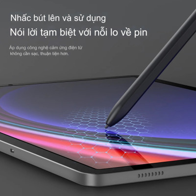 Bút cảm ứng cho Samsung galaxy Tab S6 S7 S8 S9 Plus Ultra Nillkin ISketch S3 Stylus đa năng chống tì tay, hít cạnh máy, không lo hết pin - Hàng nhập khẩu
