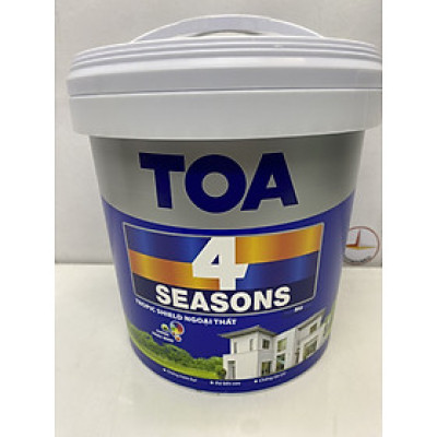 Sơn nước Toa 4 Seasons Tropic shield ngoại thất màu xanh 7410 _ 5L