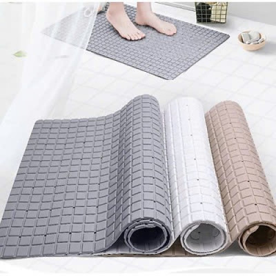 Thảm Lót Chân Nhà Tắm 70cm Cao Su Chống Trơn Trượt - Miếng Lót Sàn Phòng Tắm Ô Vuông Silicon