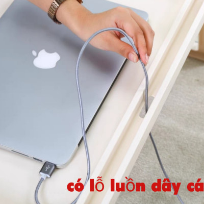 Bàn học laptop gấp gọn làm bằng nhựa cao cấp dùng cho sinh viên học sinh