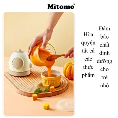 Máy xay ăn dặm cho bé, xay thịt đa năng Mitomo MT-350 - Hàng chính hãng