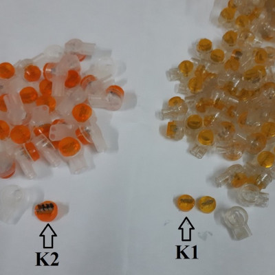 200 cái Rệp K1 Nối Cáp Mạng, Rệp Nối Cáp Thoại chất lượng